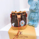 Orange Casual Graffiti Print Draw String Bags