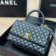 Black Casual Solid Color Patchwork Chains Texture Bags