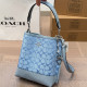 Sky Blue Casual Letters Patchwork Metal Accessories Trim Zipper Bags