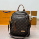 Brown Street Letters Patchwork Zipper Contrast Bags
