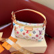 Multi-color Daily Letters Gradient Zipper Contrast Bags