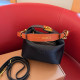 Black Casual Letters Embossed Adjustable Bags