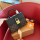Black Street Letters Patchwork Contrast Bags