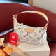 White Street Letters Patchwork Zipper Contrast Bags