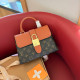 Orange Street Letters Patchwork Contrast Bags