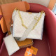 Silver Casual Letters Chains Zipper Embossed Bags