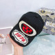 Black Hip Hop Digital Letters Patchwork Hat