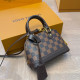Brown Daily Plaid Patchwork Zipper Contrast Bags