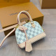White Daily Plaid Patchwork Zipper Contrast Bags