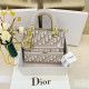 White Blue Daily Letters Patchwork Contrast Bags