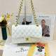 White Celebrities Solid Color Patchwork Texture Bags