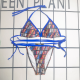 Blue Sexy Print Strap Design Swimwears