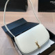 White Daily Solid Color Patchwork Bags