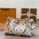 Multicolor Street Letters Gradient Patchwork Bags