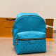 Blue Street Letters Patchwork Zipper Bags