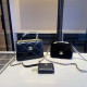 Black Casual Letters Patchwork Chains Velvet Bags