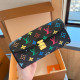 Black Casual Letters Gradient Patchwork Chains Bags