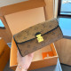 Khaki Casual Letters Patchwork Chains Contrast Bags