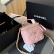 Pink Daily Solid Color Patchwork Zipper Texture Bags
