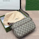 Khaki Casual Letters Patchwork Zipper Bags