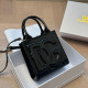Black Casual Letters Patchwork Embossed Bags