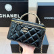 Black Daily Gradient Patchwork Zipper Contrast Bags