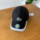 Black Casual Animal Print Letters Patchwork Contrast Hat