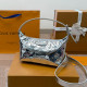 Silver Casual Letters Zipper Embossed Bags