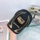 Black Casual Letters Embroidered Hat