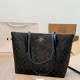 Brown Daily Letters Patchwork Zipper Contrast Bags