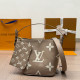 Khaki Casual Letters Patchwork Contrast Bags