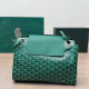 Green Casual Letters Patchwork Contrast Bags