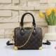 Black Brown Daily Letters Chains Zipper Bags