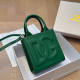 Ink Green Daily Letters Patchwork Embossed Bags