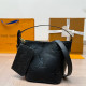 Black Casual Letters Patchwork Embossed Bags
