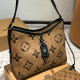 Khaki Casual Letters Patchwork Zipper Contrast Bags
