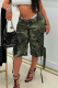 Camouflage Casual Camouflage Print Pocket Patchwork Loose Mid Waist Full Print Bottoms