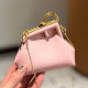 Pink Casual Solid Color Patchwork Chains Bags