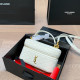 White Casual Letters Patchwork Zipper Texture Bags