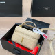 Shallow Yellow Casual Letters Patchwork Zipper Texture Bags