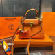 Orange Celebrities Solid Color Patchwork Bags(Accessories Color Random)