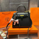 Black Celebrities Solid Color Patchwork Bags(Accessories Color Random)