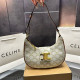 White Casual Letters Patchwork Zipper Contrast Bags