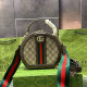 Khaki Street Letters Patchwork Zipper Contrast Bags