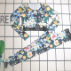Multicolor Sportswear Print Patchwork Swimwears
