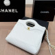 White Casual Solid Color Patchwork Texture Bags