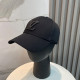 Black Daily Letters Patchwork Hat