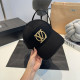 Black Casual Letters Embroidered Hat