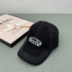 Black Street Letters Embroidered Hat