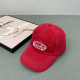 Red Street Letters Embroidered Hat